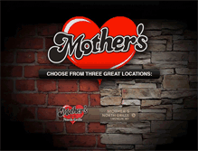 Tablet Screenshot of mothersgrille.com